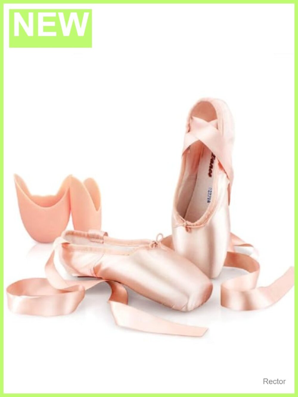 Satin Ballet Pointe Shoes with Ribbon, Professional Dance Shoes for Women, Girls